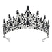 Silver Black Diamond Crown